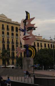 Joan Miró tribute sculpture